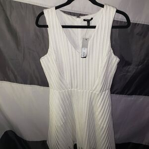Apt.9 White Sleeveless Dress